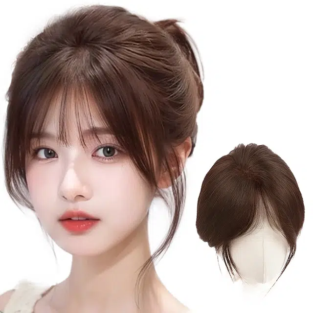 黛姿假发女片头顶自然前额无痕全真发遮白发