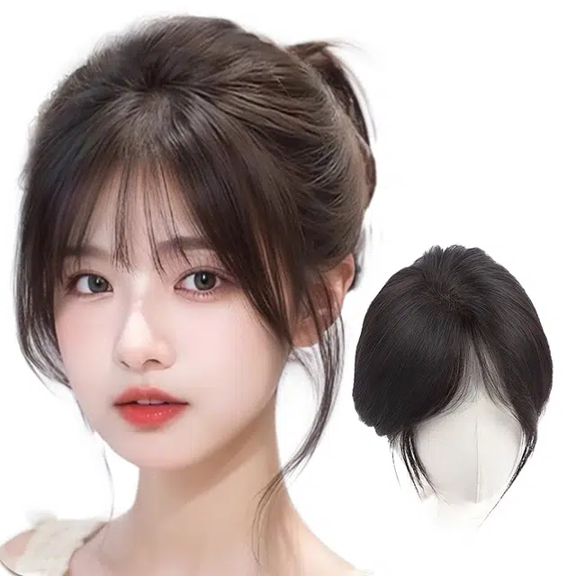 黛姿假发女片头顶自然前额无痕全真发遮白发