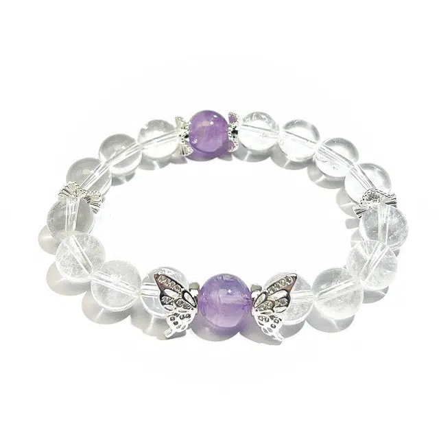 【诸事万顺】 兰慕茵诺 原创设计 紫定能行 新中式薰衣草转运珠 小众设计高级感首饰#好运 水晶 手串 女款