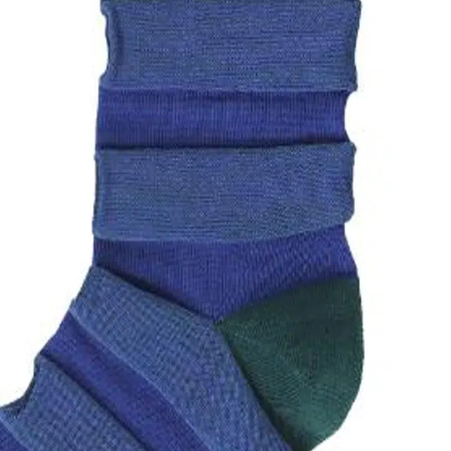 ISSEY MIYAKE Kasuri Border Socks 1