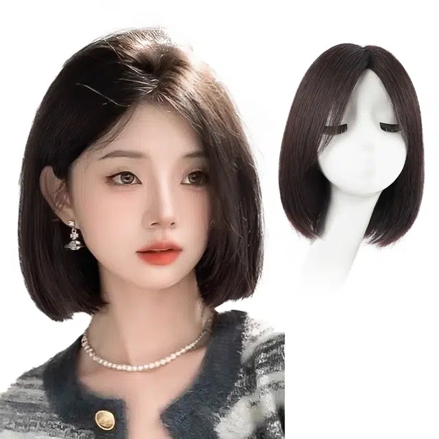 云轻 短发假发套 轻薄无痕 自然色
