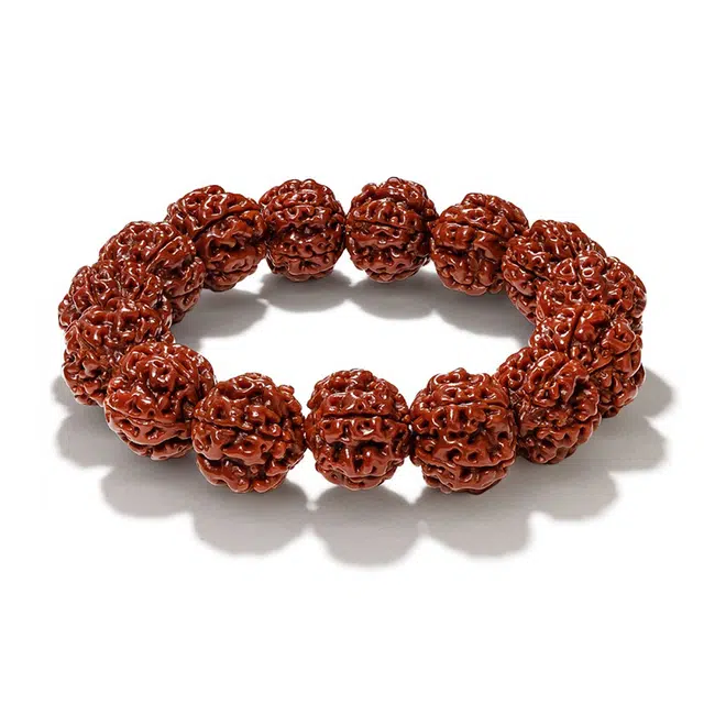 百慕眸 转运 新中式国潮简约大气 学业顺利 事业有成 招财纳福 文玩盘玩 佛珠念珠单圈 礼盒装好运 金刚菩提 手串 男女同款情侣款