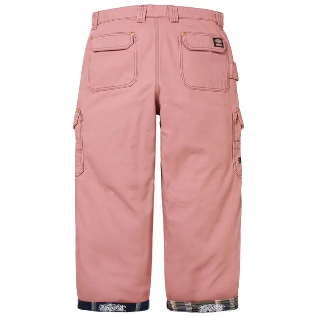 Supreme x Dickies FW24 WEEK16 Flannel Lined Cargo Pant