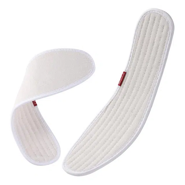 足印部落 亚麻吸汗防臭透气软底舒适防滑 粘布 鞋垫 男女同款情侣款