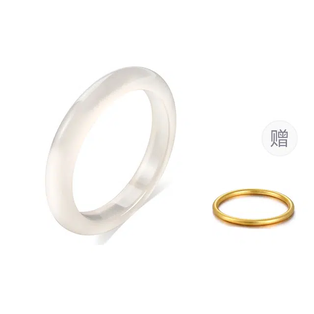 百慕眸 【高品质】经典香槟 冰透 旗袍汉服 闺蜜同款 礼盒装好运马达加斯加新中式国潮轻奢优雅气质古风清冷感 玻璃猫眼 手镯 女款