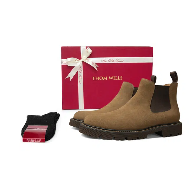 Thom Wills Chelsea Boots Dark Brown
