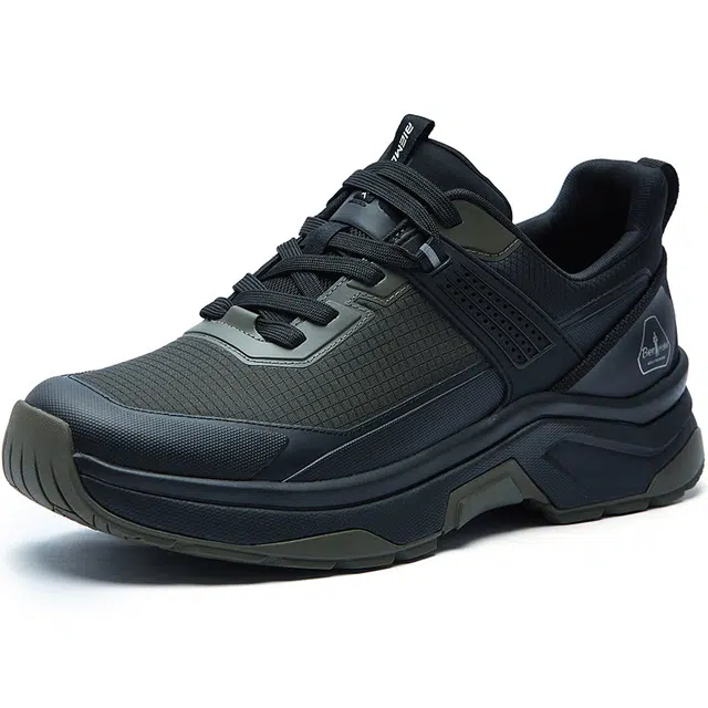 比音勒芬 时尚百搭 低帮 生活休闲鞋 男款 黑色