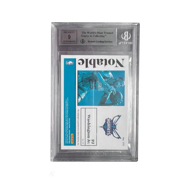 PANINI 2019-20 PJWashingtonJr.RCPJnotable2125BGS9