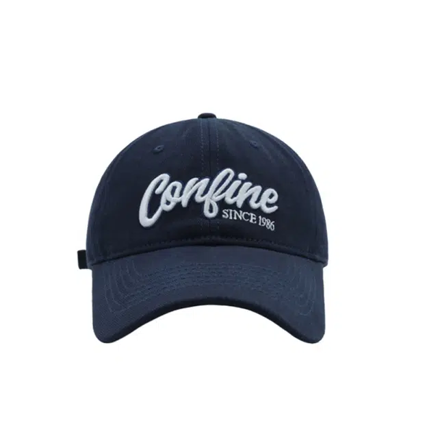 浪莎 韩系简约刺绣宽檐加深软顶 棉 鸭舌帽 男女同款情侣款