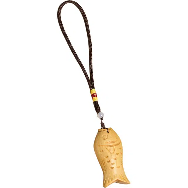 天纵 新中式国潮文玩 福运锦鲤 前程似锦 鱼跃龙门 助学业事业转运上岸好运 崖柏 把件 男女同款情侣款