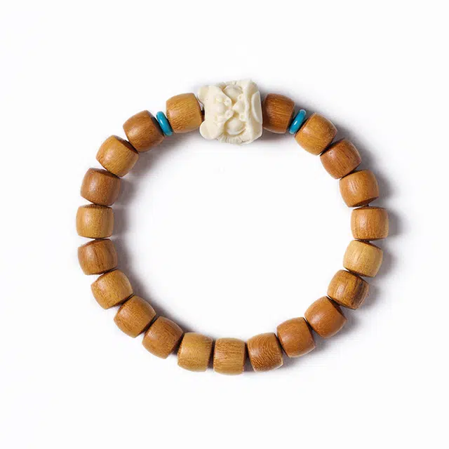 京华录 招财纳福醒狮本命年转运 小众国潮复古木质文玩佛珠 财源滚滚八方来财#好运 黄金檀 手串 男女同款情侣款