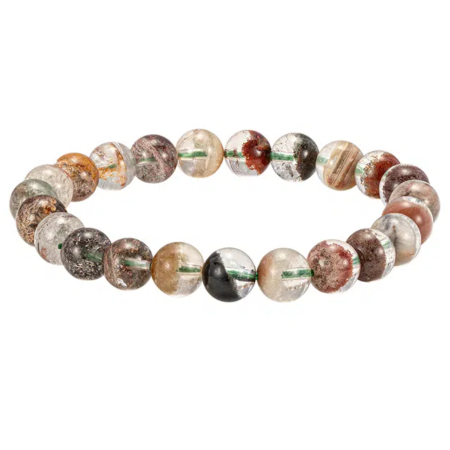 北京黄金 四季幽灵 国风设计 聚宝盆招财纳福 前程似锦 好运 水晶 手串 男女同款情侣款