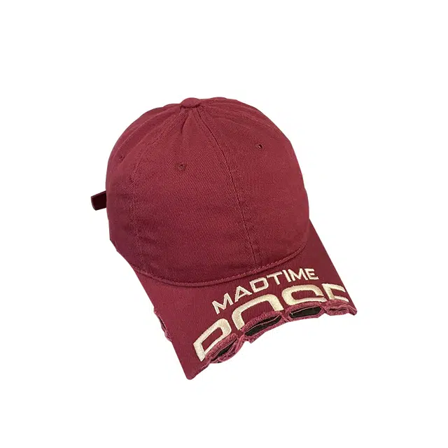 浪莎 美式复古刺绣磨边百搭水洗做旧 聚酯纤维 鸭舌帽 男女同款情侣款