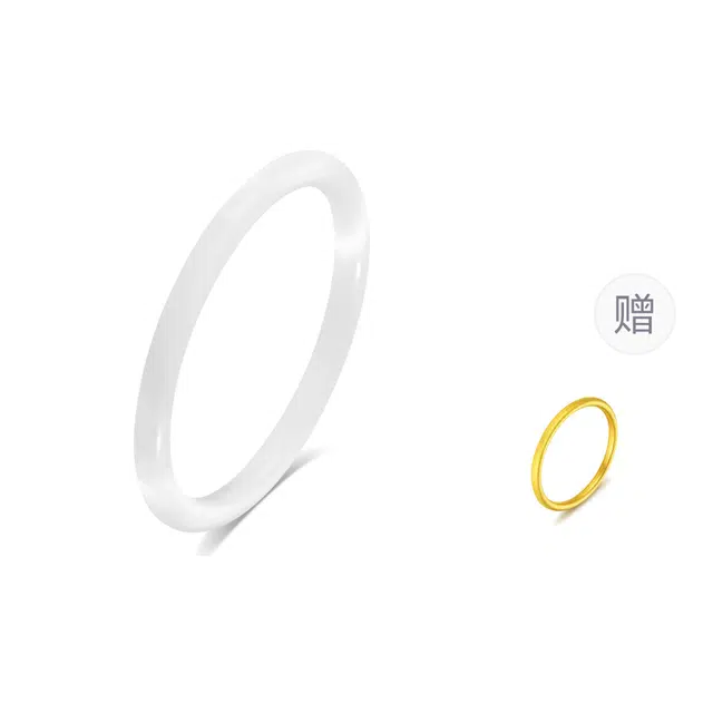 金师傅 白月光素圈素镯 古法手镯 一步一响叮当 古香古色荔枝冻显白 新中式复古古风汉服旗袍佩戴 招财吞金兽 猫眼石 玉石手镯 女款