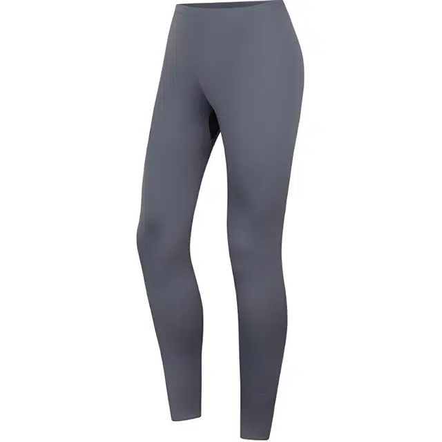 超级安踏 纯色舒适中腰透气百搭修身打底裤 男款 深灰