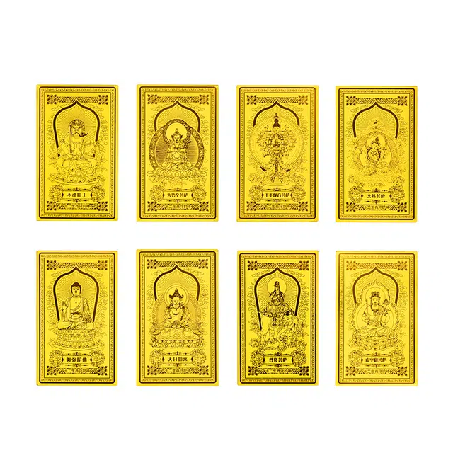 【守护神】 金六福吉祥 新中式本命年转运水逆退散#好运 镀金 首饰配件 男女同款情侣款