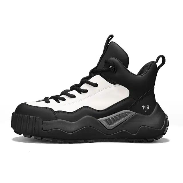 南极人 超纤皮 户外通勤潮流时尚百搭 防滑耐磨增高 中帮 生活休闲鞋 男款