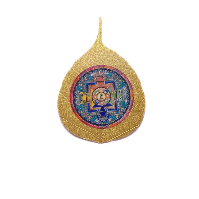 【已祝福加持】 玉临门 所期皆所念 所念皆如愿 新中式彩绘坛城平安符 新年招财护身符#好运 菩提根 手机贴 男女同款情侣款