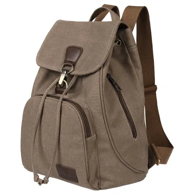 爱尔绅特 包盖式开合大容量 帆布 男女情侣双肩包 双肩包 多色