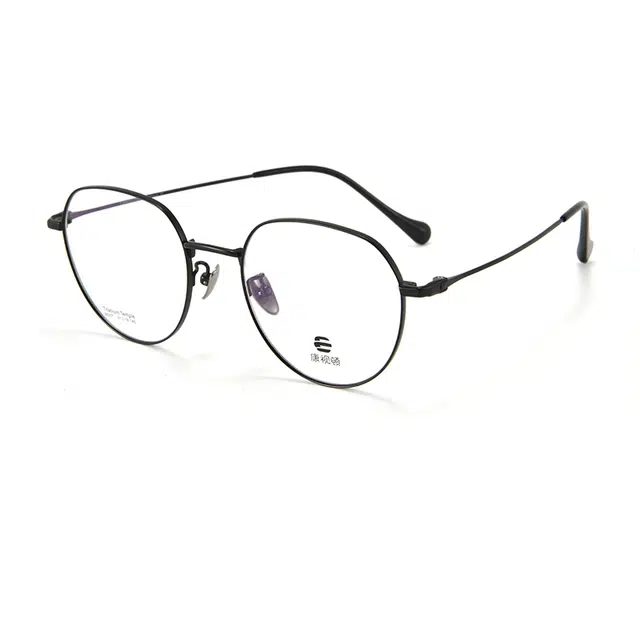 【联系客服可选配镜套餐】 康视顿 经典休闲钛架 光学镜架 男女同款情侣款