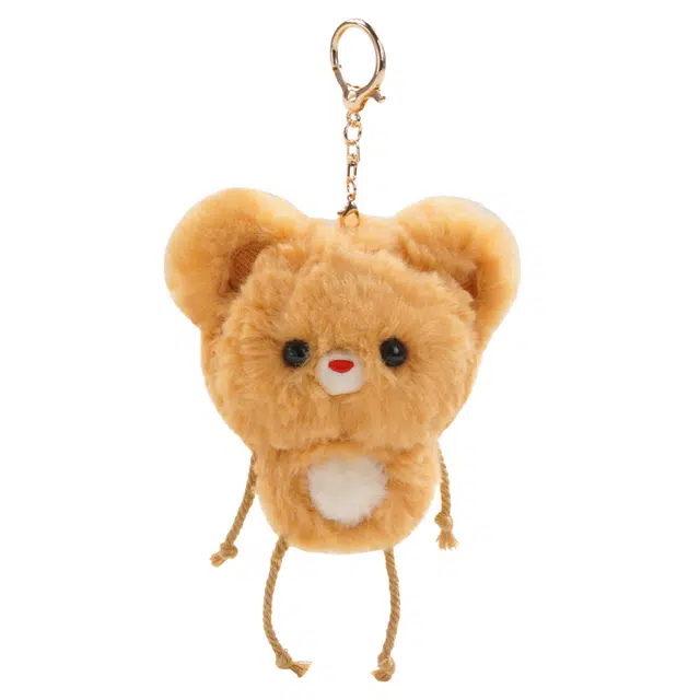 抱竹 古力古力 小熊古力趴趴包 可爱百搭日常 聚酯纤维 双肩包 大号 女款 黄色