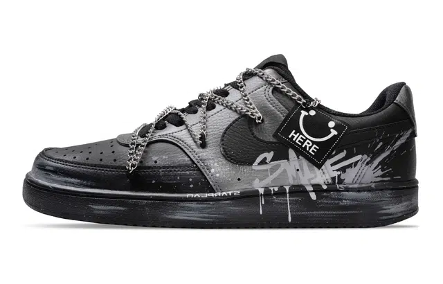 Nike Court Vision Low Black Silver