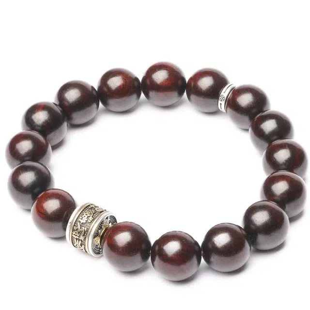 三檀小舍 财源滚滚 招财进宝 国潮国风新中式 诸事顺利 步步高升 好运连连  礼盒装 紫檀属 手串 男女同款情侣款