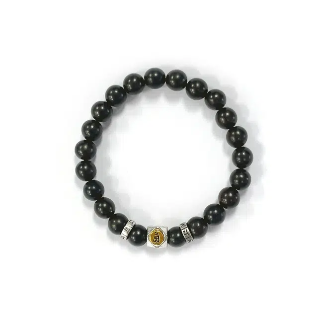 京华录 生肖守护神串珠复古典雅霸气本命年转运佛珠 六字箴言文玩禅意个性时尚 水逆退散学业有成#好运 黑檀 手串 男女同款情侣款