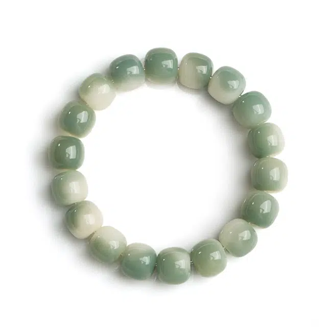 百慕眸 【时来运转】新中式国风单圈绕指柔 渐变色气质文玩盘玩 招财纳福转运珠 礼盒装好运 菩提子/菩提籽 手串 男女同款情侣款