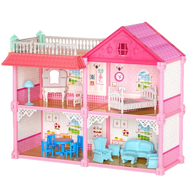 妙贝乐 过家家系列 公主别墅梦幻城堡 早教益智玩具