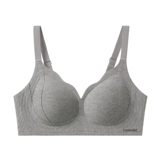 欧迪芬 舒适聚拢无痕提拉裸感软支撑防外扩文胸 女款