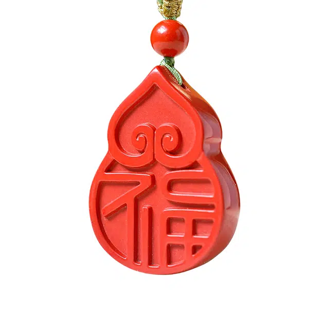 舒杰 国潮招财福禄 朱砂 项链 男女同款情侣款