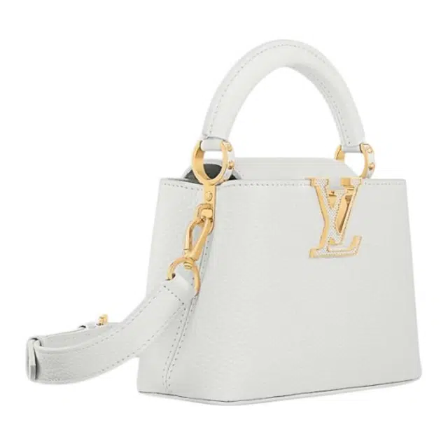 LOUIS VUITTON Capucines Logo Taurillon