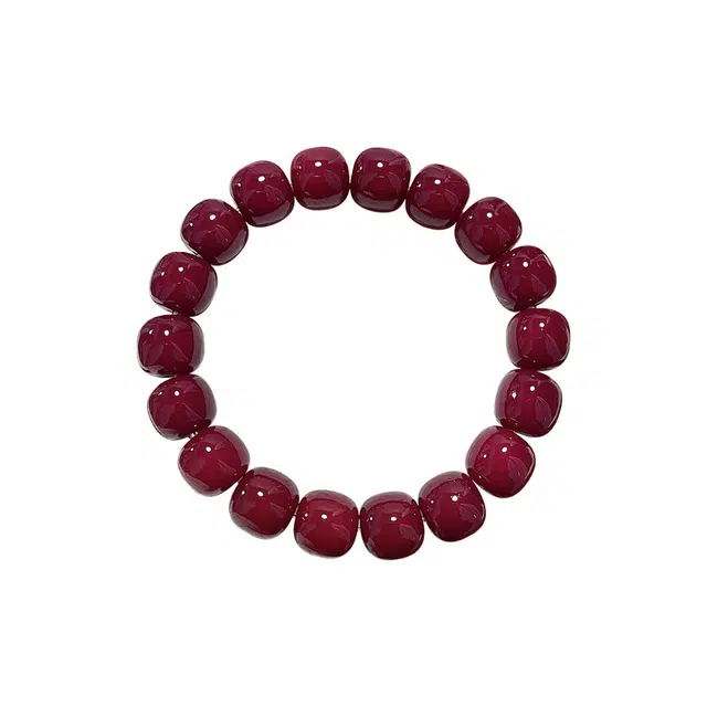 喜迎新春 琉堇 招财纳福时来运转文玩佛珠 古风诸事顺遂考试考研上岸盘玩素圈 菩提根 手串 男女同款情侣款