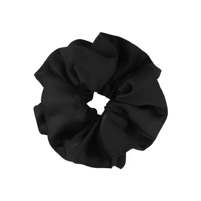 芒果饰品 黑色大肠发圈 高级醋酸面料 发箍 女款