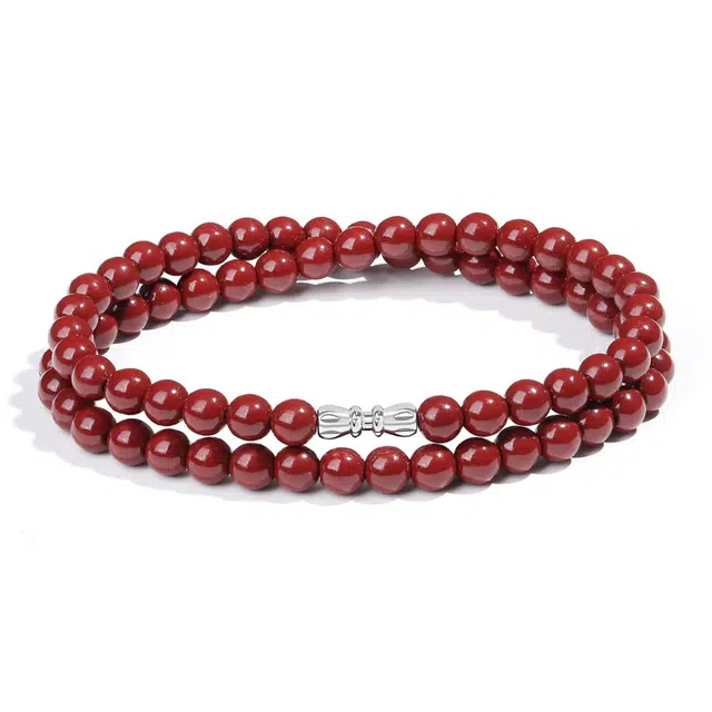 新春妈妈的礼物 琉堇 高贵气质国风挂脖转运珠 朱事顺遂文玩串珠颈链 古风汉服配饰生日纪念日礼盒装#好运 朱砂 项链 女款