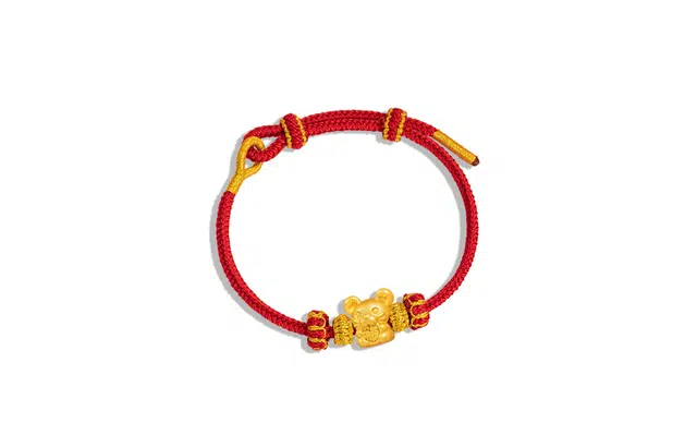 迎百宝 十二生肖守护系列 本命年招财纳福萌宠转运珠 新中式国潮风编织可爱甜美 显白高级感可调节编织手绳 福气满满手链 男女同款情侣款