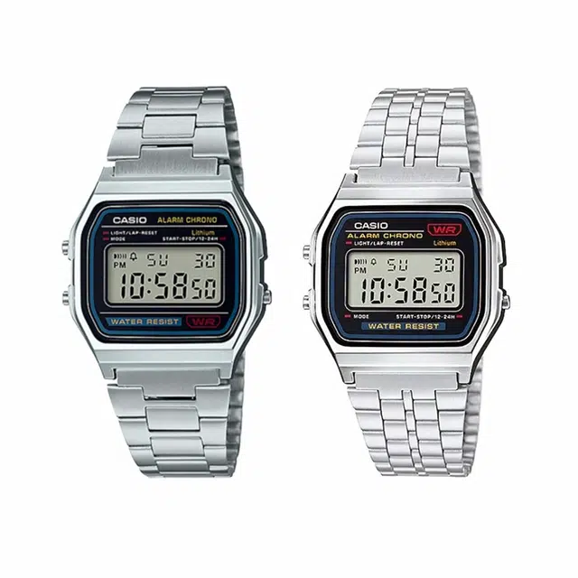 CASIO YOUTH A158WA-1+A159W-N1DF