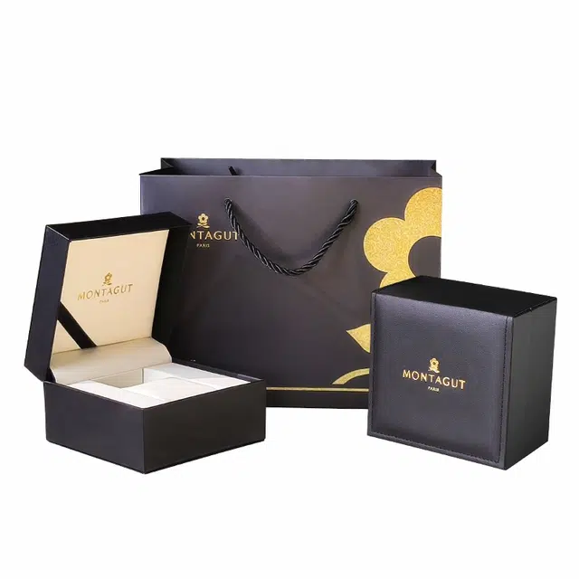 梦特娇 法国巴黎轻奢品牌 男款腕表经典商务简约 手表 金表 学生 爸爸父亲 职场人员 礼袋礼盒装 石英机芯 精钢表带 男女同款 金色表盘