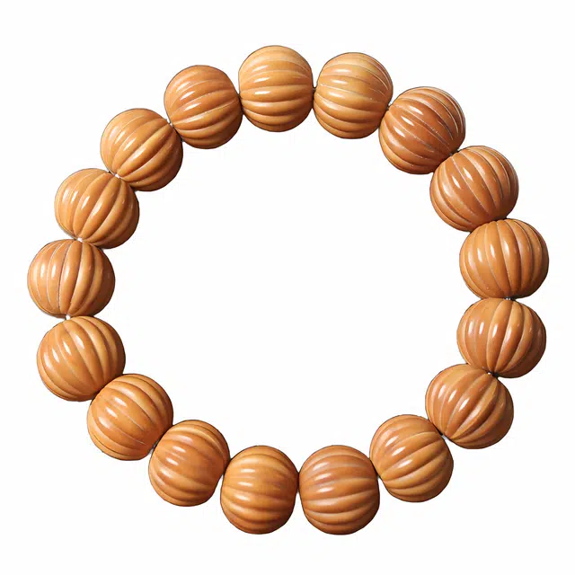 書卓 新中式国风 土豪精雕 原创设计吉祥如意 八棱野生 盘玩文玩 #好运 猴头核桃 手串 男女同款情侣款