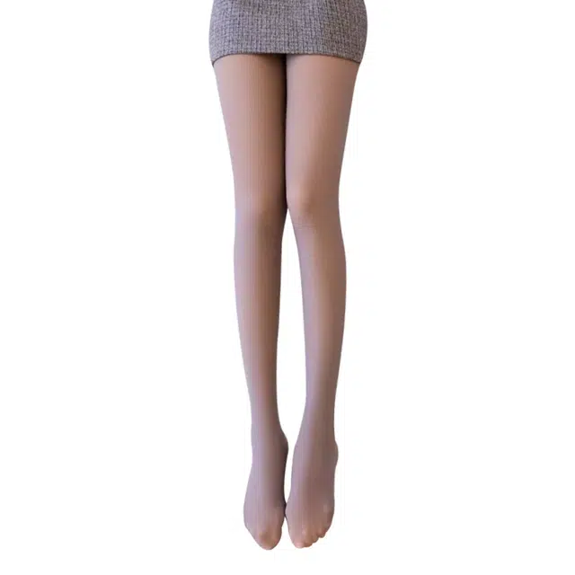 浪莎 透肤光腿神器裸感加绒黑丝袜连裤袜 女款