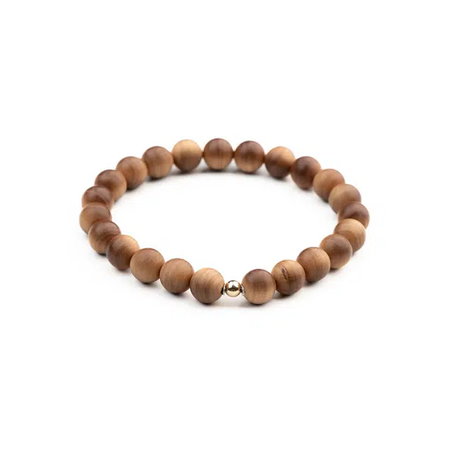 仙源 财源滚滚 新中式复古转运 招财进宝 文玩潮流风 好运 檀木 木作手串 男女同款情侣款