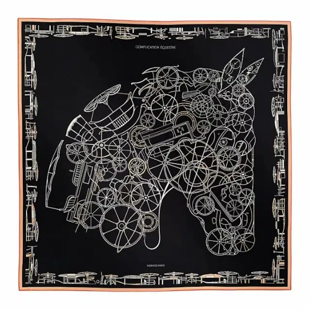 Hermes Silk Scarf