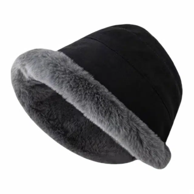 俞兆林 韩版加厚保暖百搭时尚防寒防风 涤纶 渔夫帽 女款 黑色/米色/卡其/砖红