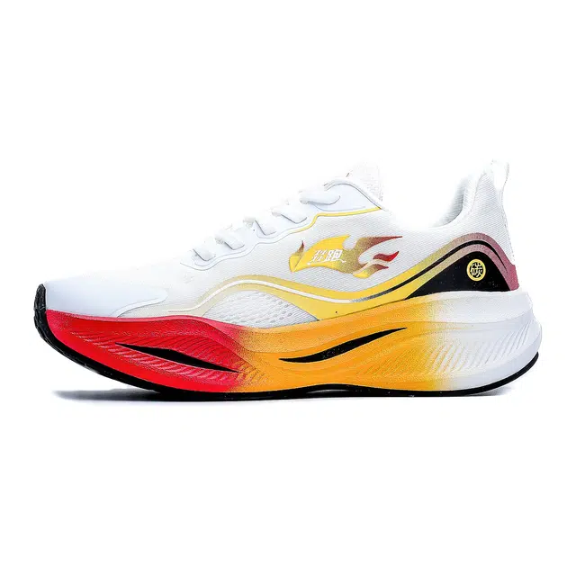 POLUDIYIPI Carbon Plate Trainer Low White Orange