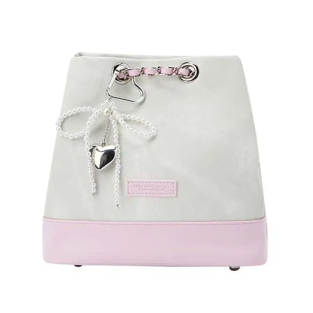 森马 时尚百搭 合成革 双肩包 女款 多色