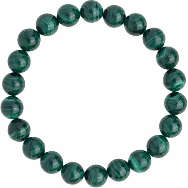 仙源 财运亨通  国潮新中式小众设计 时来运转 纪念日#好运 孔雀石 手串 男女同款情侣款