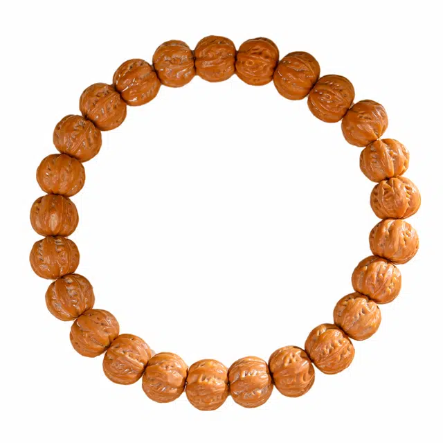 诸事顺遂 素于 国风精雕京八棱原籽文玩佛珠八方来财纳福转运复古风盘玩串简约高级感念珠饰品#好运 猴头核桃 手串 男女同款情侣款