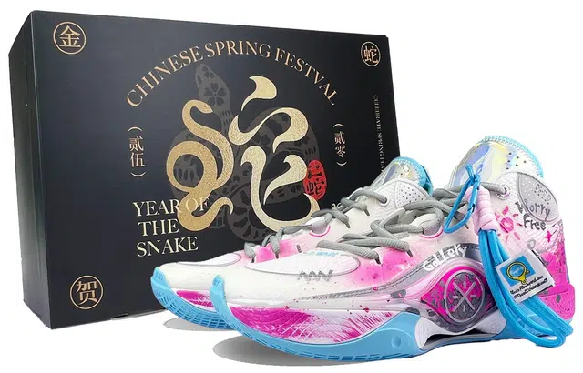 LiNing Wade Phantom 5 White Pink Blue