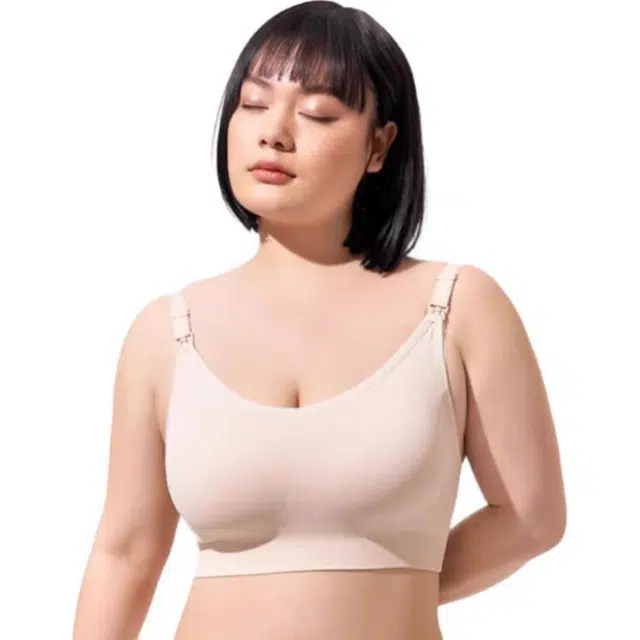 奶糖派 简约舒适休闲薄款哺乳文胸 女款